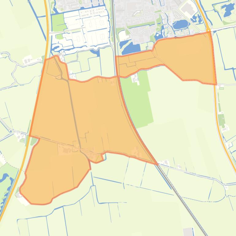 Kaart van de buurt Tolke en Buitengebied.