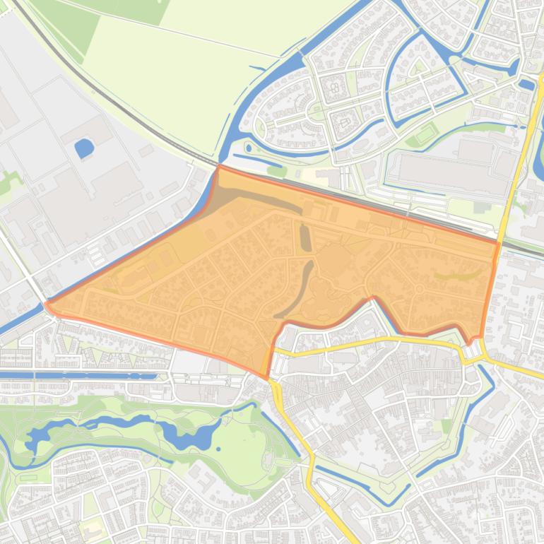 Kaart van de buurt Torenlanden.