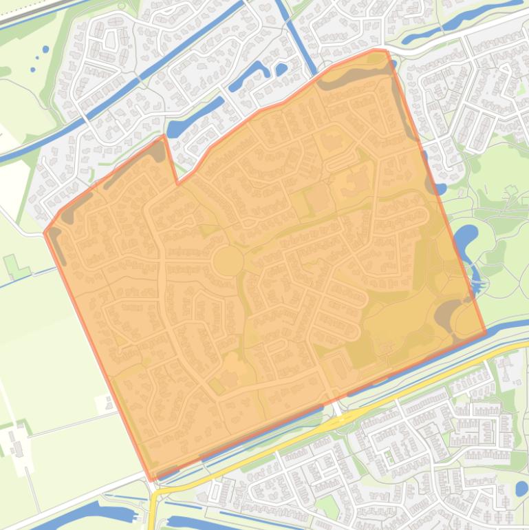 Kaart van de buurt Trasselt.