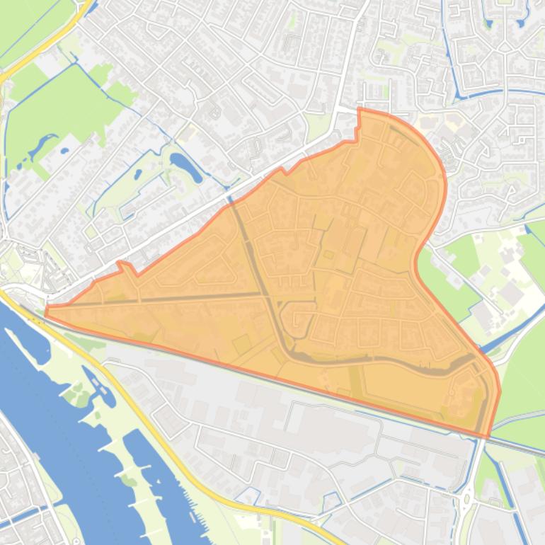 Kaart van de buurt Trekvaart.