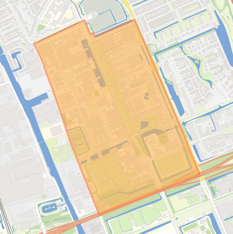 Kaart van de buurt TU-Campus.