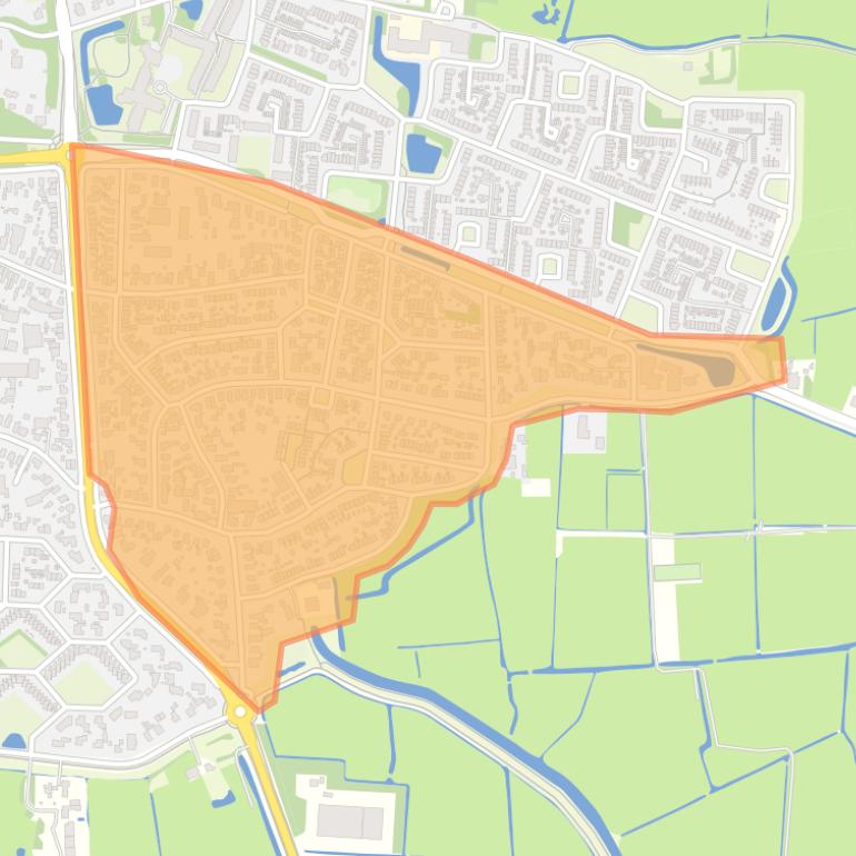 Kaart van de buurt Tuin-en Oostdorp.