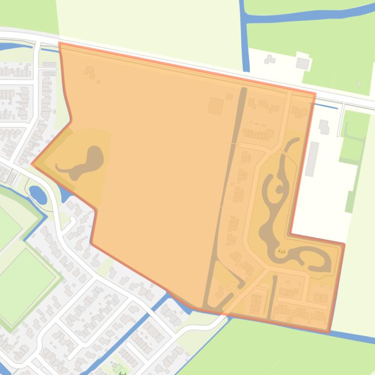 Kaart van de buurt Tuinderij en omgeving.