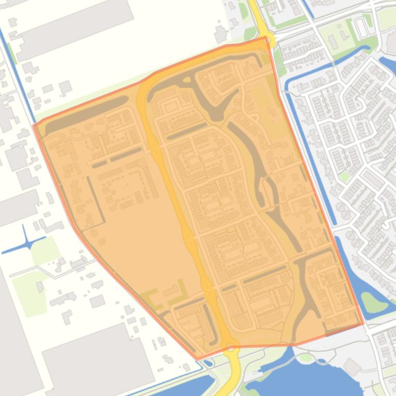 Kaart van de buurt Tuindershof.