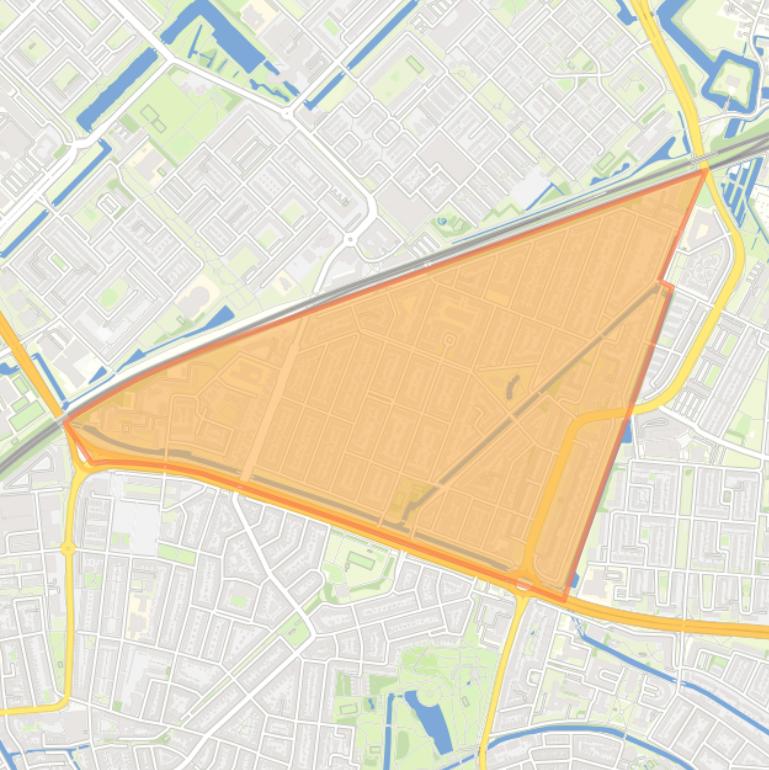 Kaart van de buurt Tuindorp en Van Lieflandlaan-West.