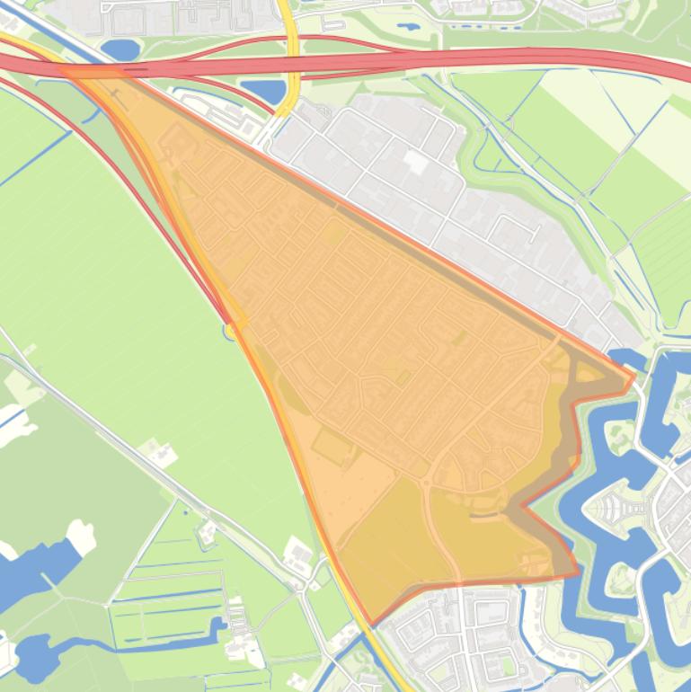 Kaart van de buurt Tuindorp Keverdijk.