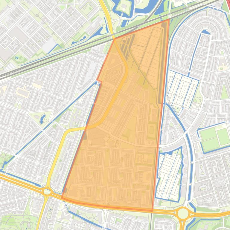 Kaart van de buurt Tuindorp-Oost.