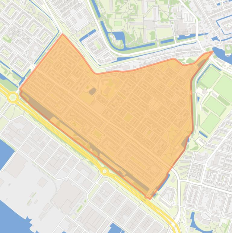 Kaart van de buurt Tuindorp Oostzaan-Oost.