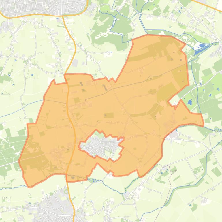 Kaart van de buurt Tungelroy buitengebied.