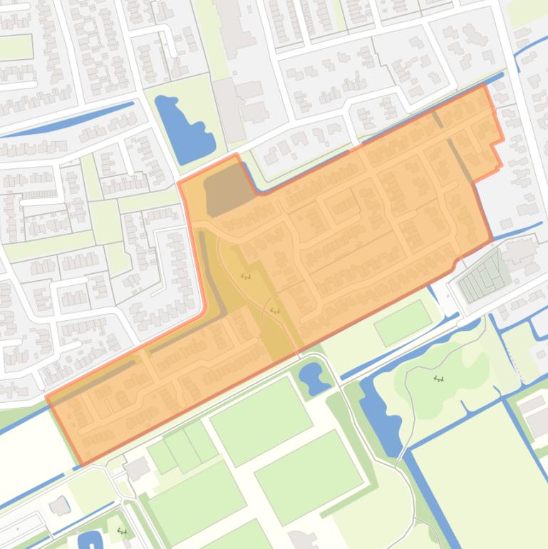 Kaart van de buurt Tussen Fuik en Hanebalk.