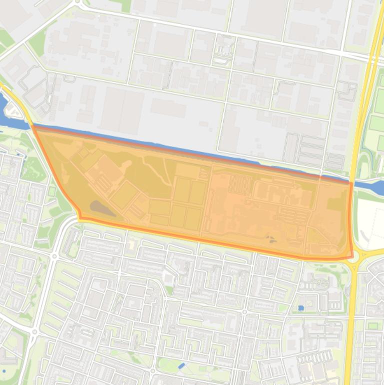 Kaart van de buurt Tweestedenziekenhuis.