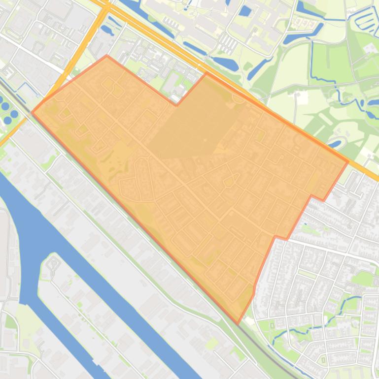 Kaart van de buurt Twekkelerveld.