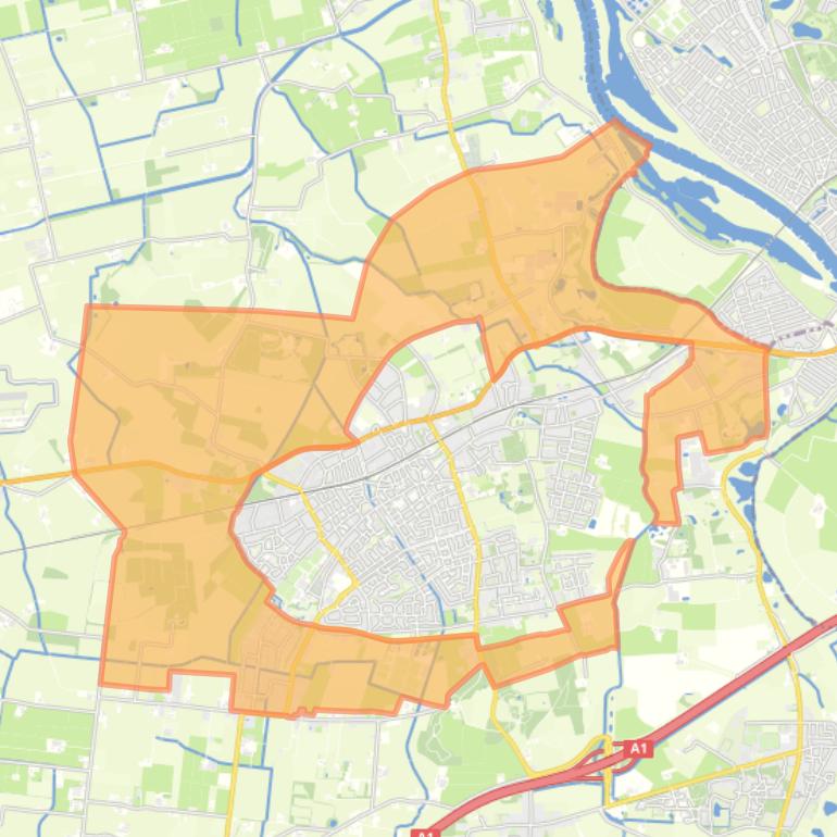 Kaart van de buurt Twello Buitengebied.