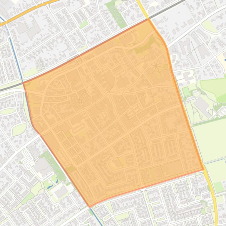 Kaart van de buurt Twello Centrum.