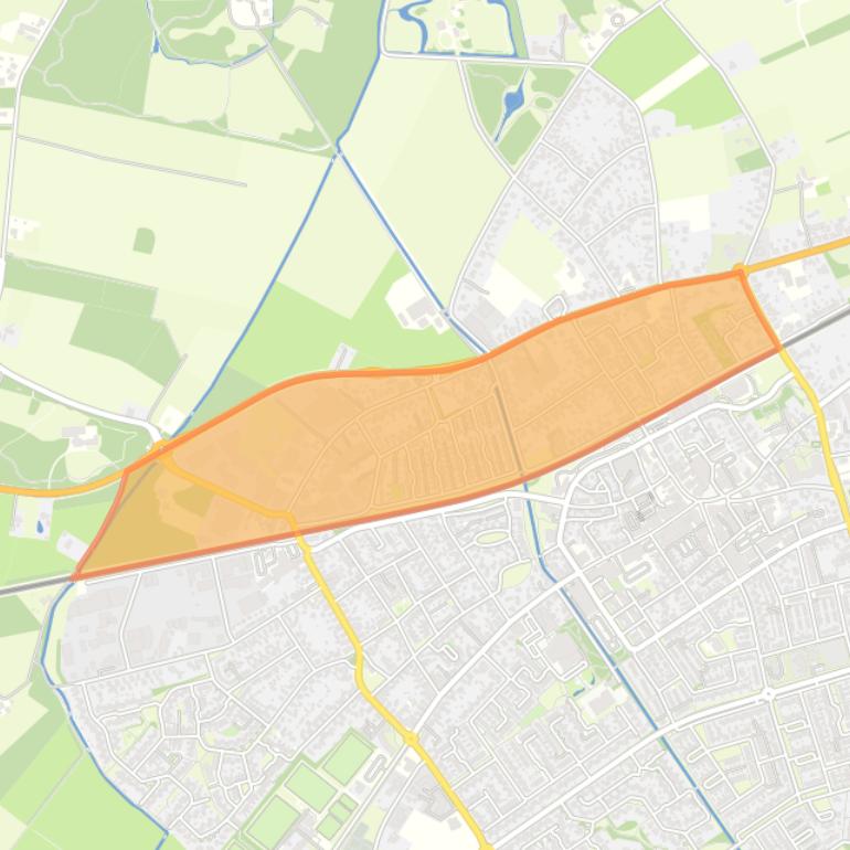 Kaart van de Twello Demmerskamp en Stationsbuurt.