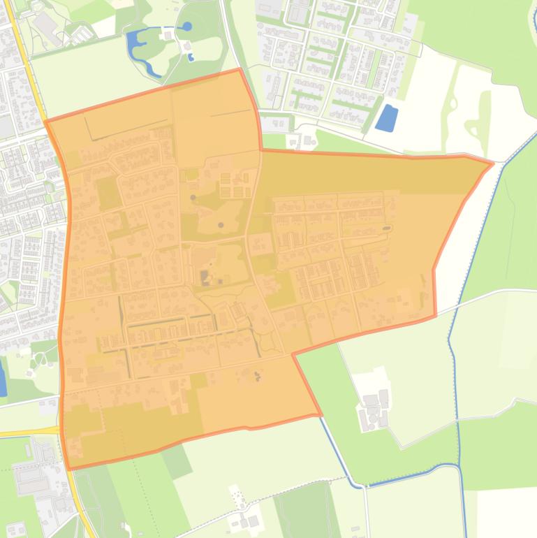 Kaart van de buurt Twello Omg. Veenhuisweg en De Schaker.