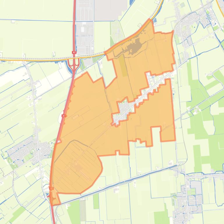 Kaart van de buurt Twisk Buitengebied.