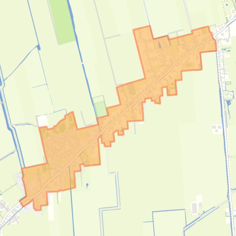 Kaart van de buurt Twisk Centrum.