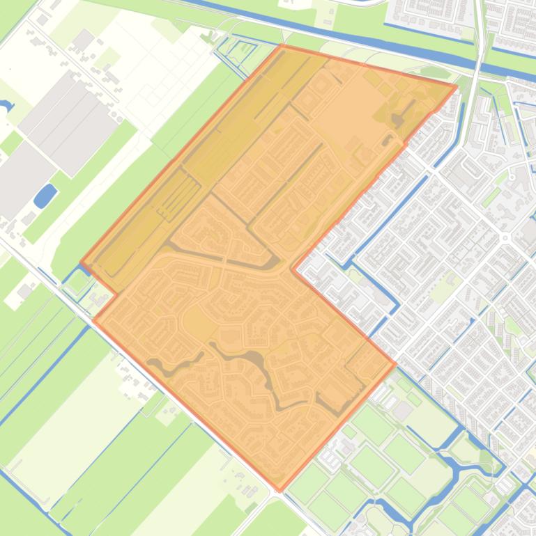 Kaart van de buurt Twistvlied-Wickelhof.