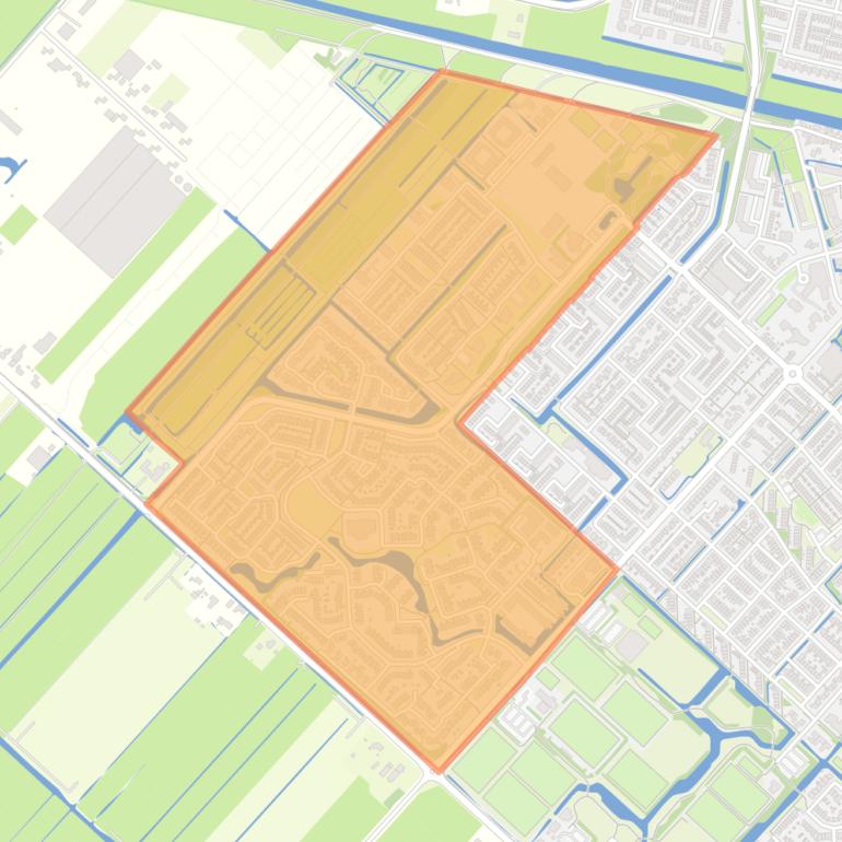 Kaart van de buurt Twistvlied-Winkelhof.