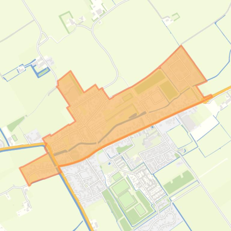 Kaart van de buurt Tzummarum Noord.