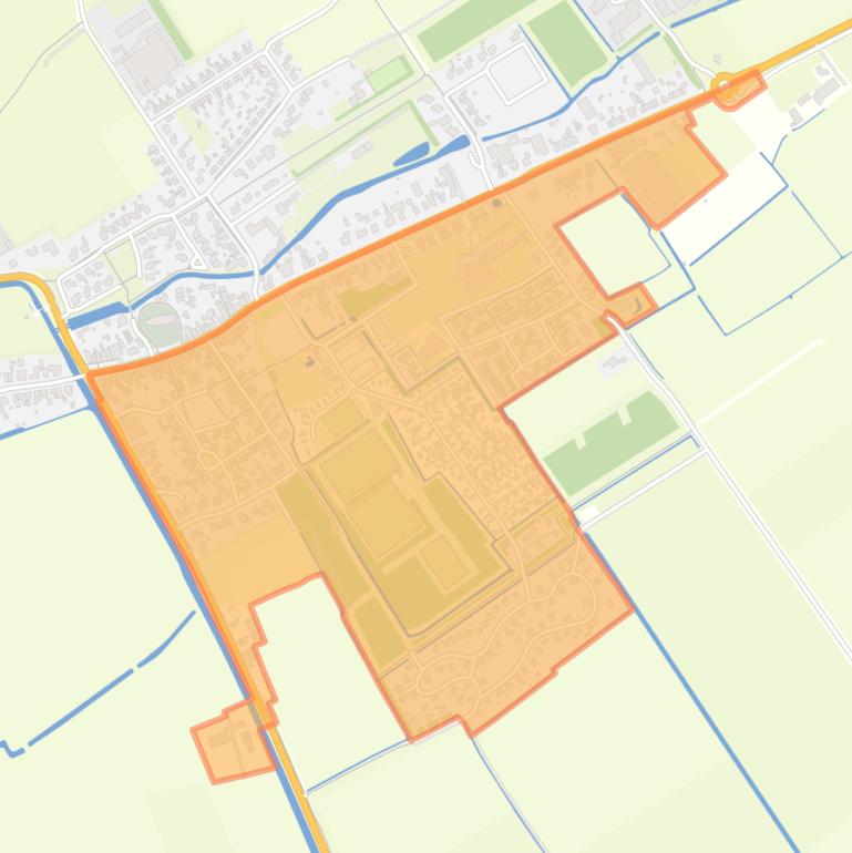 Kaart van de buurt Tzummarum Zuid.