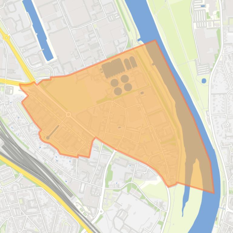 Kaart van de buurt Ubroek.