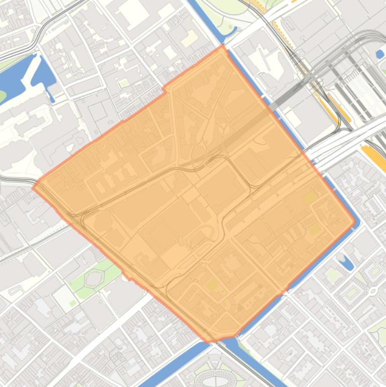 Kaart van de buurt Uilebomen.