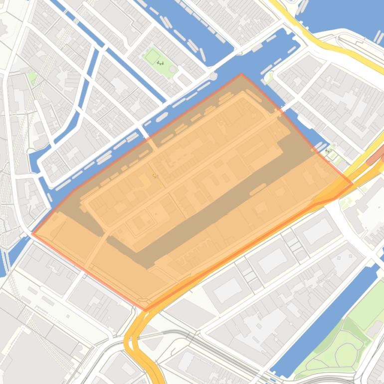 Kaart van de buurt Uilenburg.