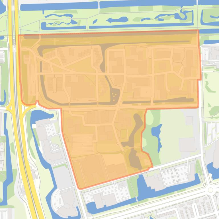 Kaart van de buurt Uilenstede.