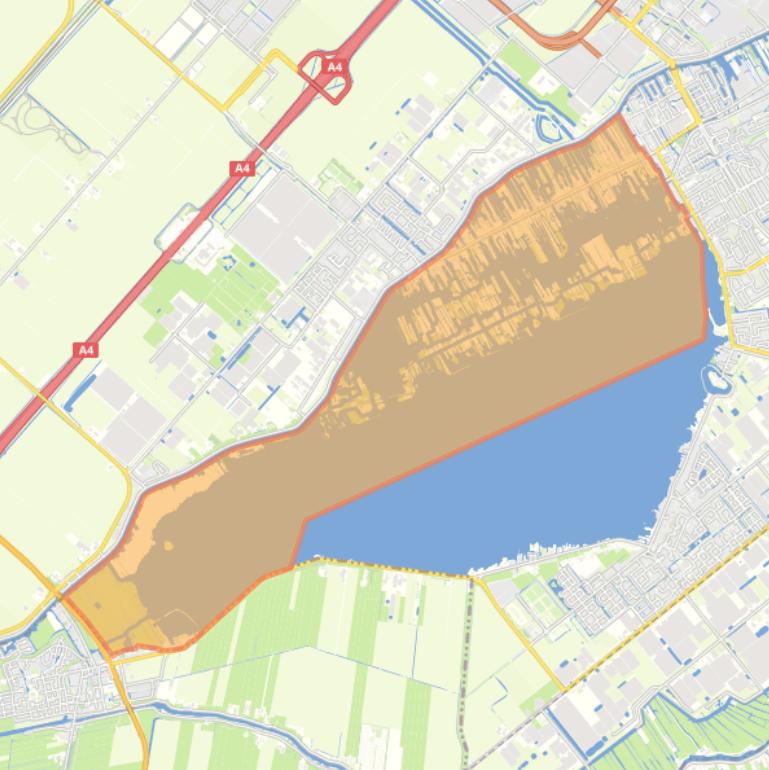 Kaart van de buurt Uiterweg.