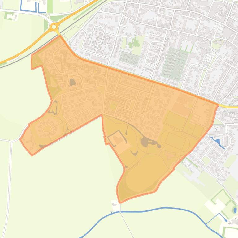 Kaart van de buurt Uithuizen Zuid - West.