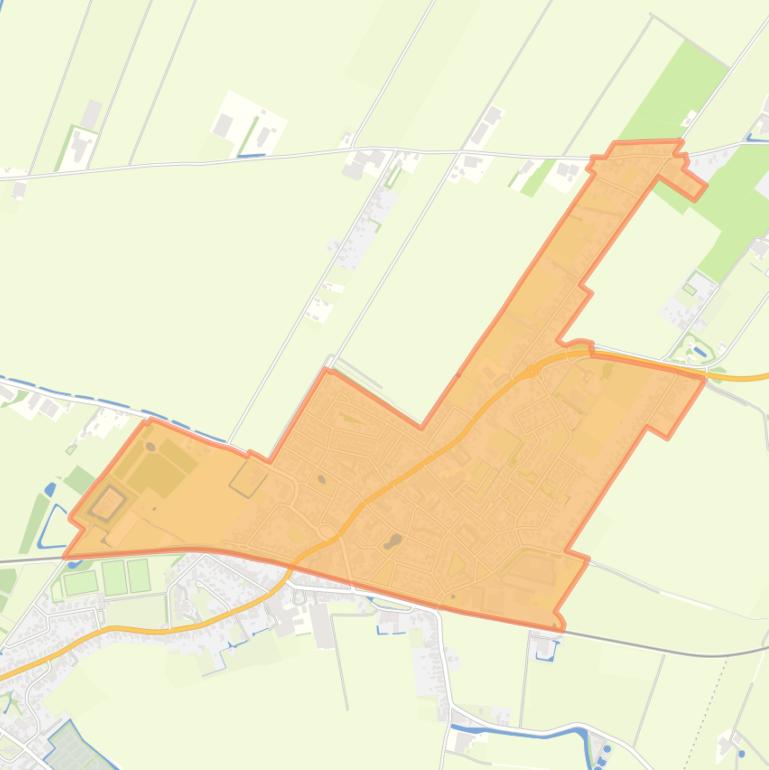 Kaart van de buurt Uithuizermeeden Noord.