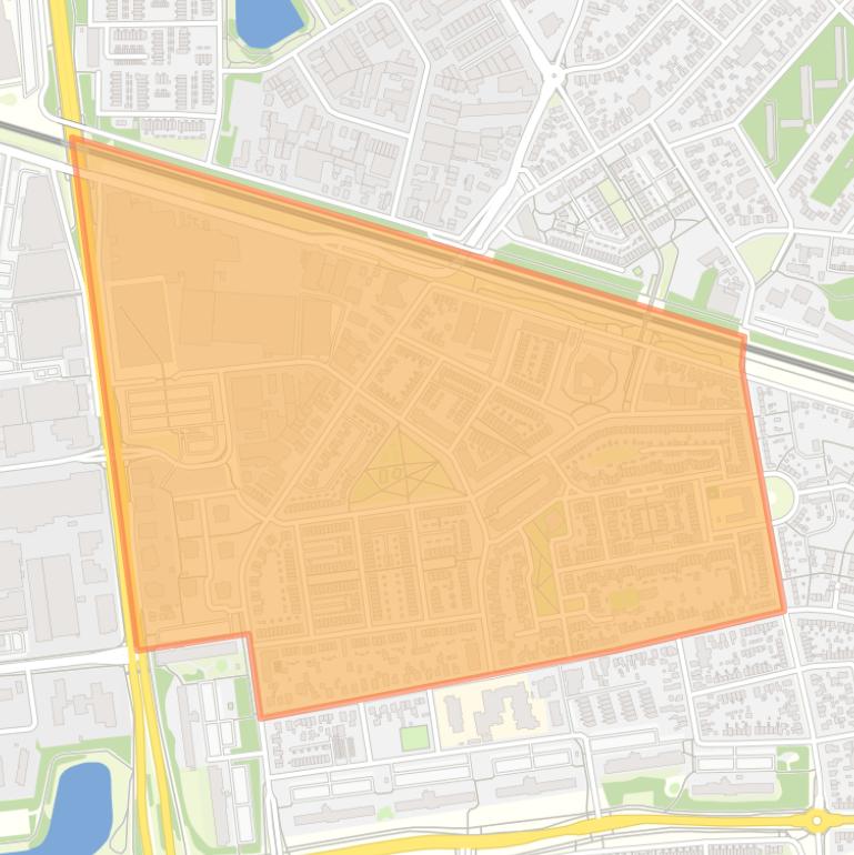 Kaart van de Uitvindersbuurt.