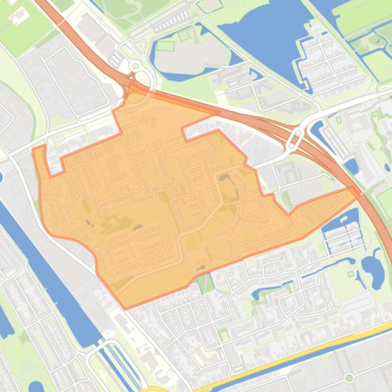 Kaart van de buurt Ulgersmaborg.