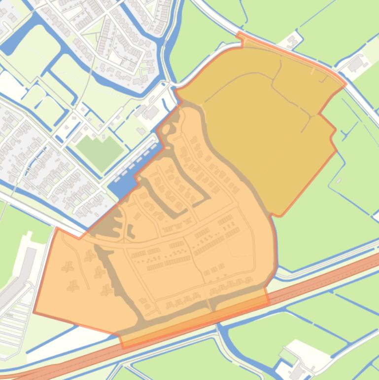 Kaart van de buurt Unia.