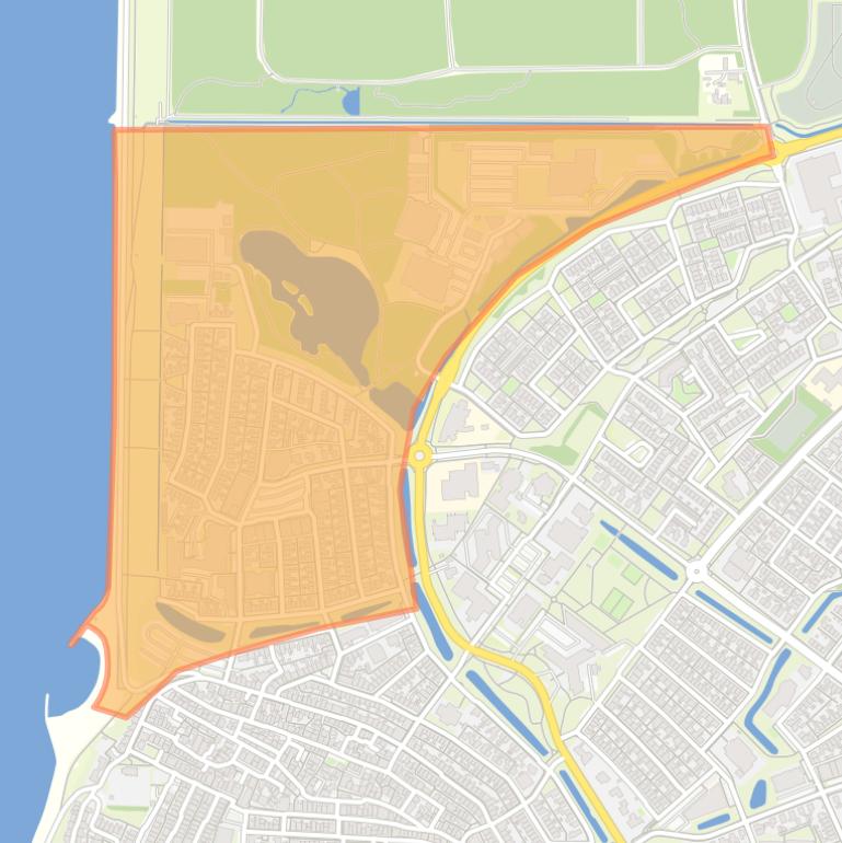 Kaart van de buurt Urk-Noord.