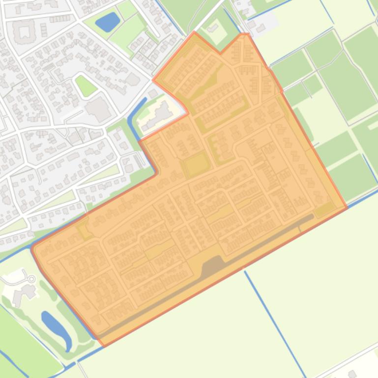 Kaart van de buurt Uyterland.