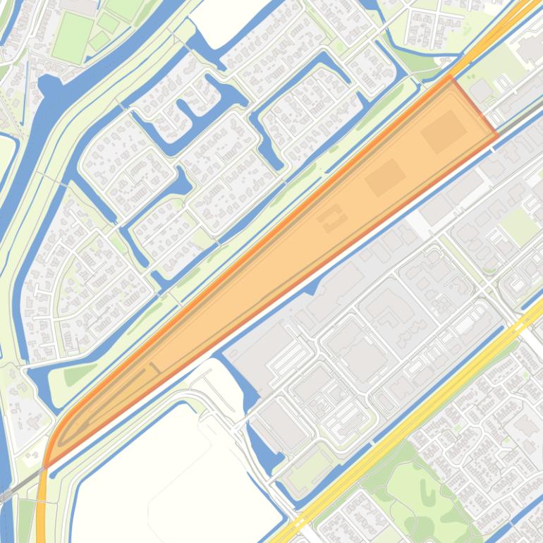 Kaart van de buurt Vaanpark.