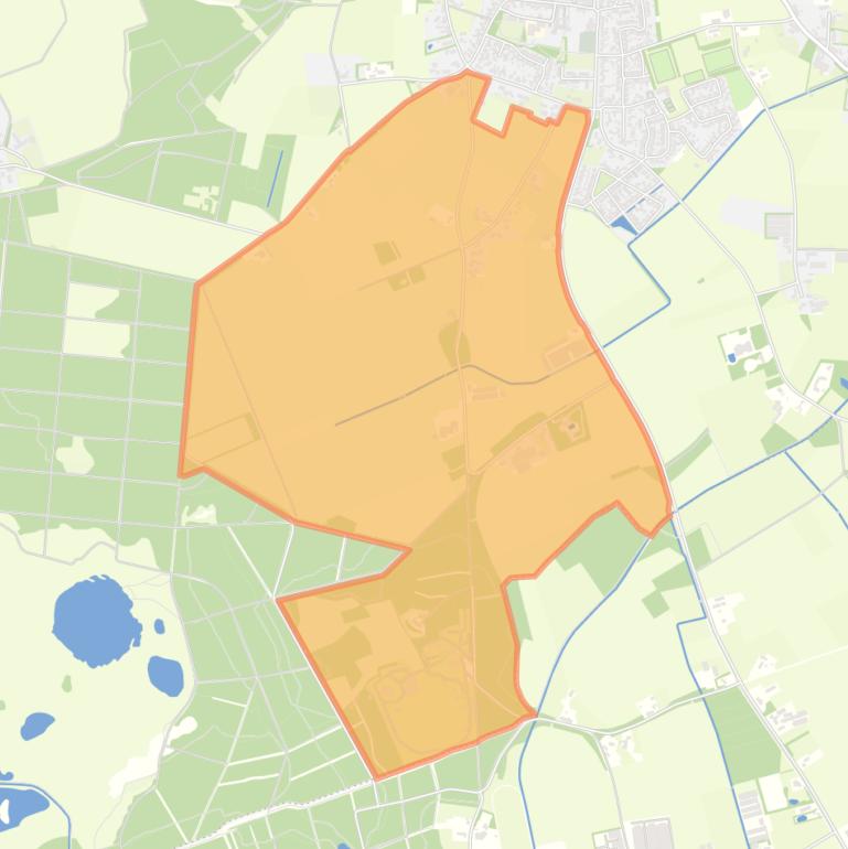 Kaart van de buurt Vaarsche Hoef.