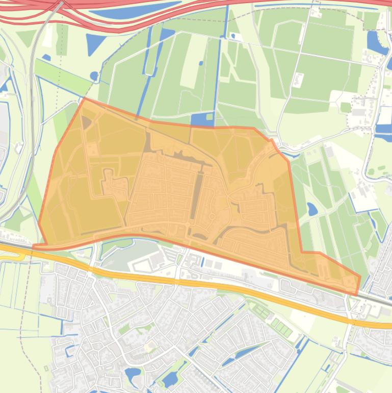 Kaart van de buurt Valckesteyn.