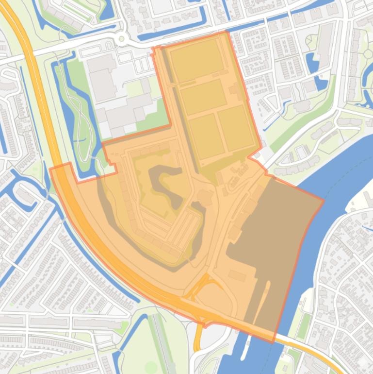 Kaart van de Valeriusbuurt.