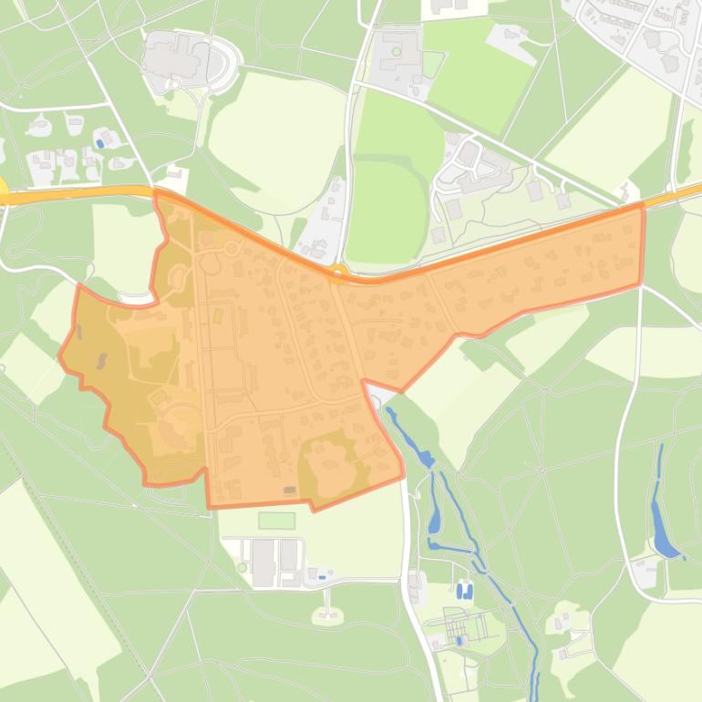 Kaart van de buurt Valkenberg.