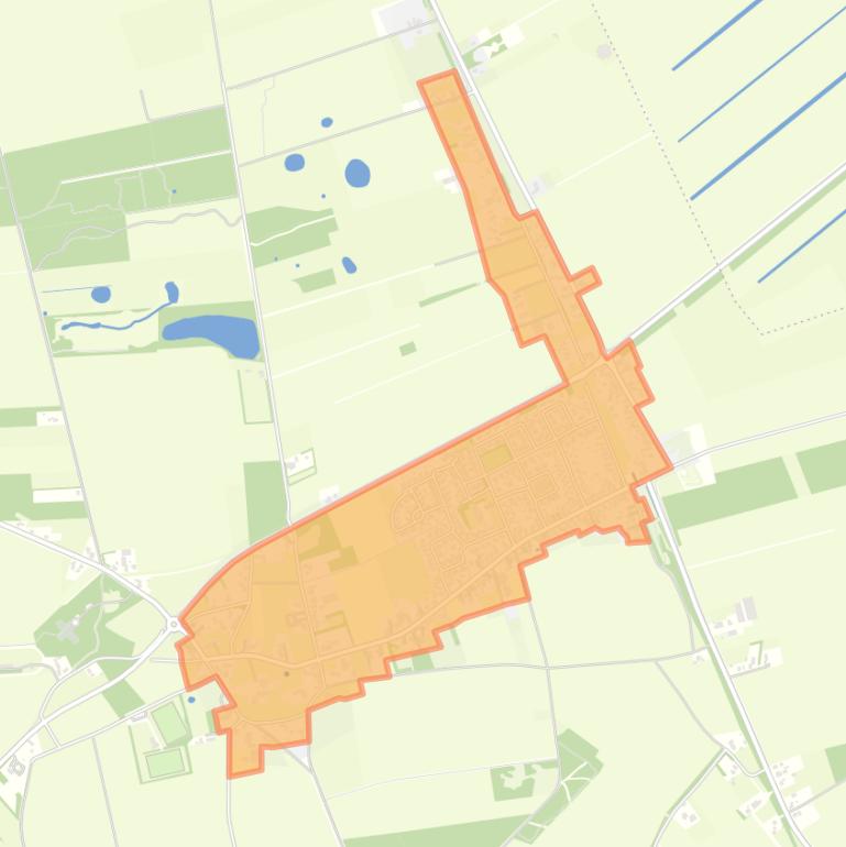 Kaart van de buurt Valthe.