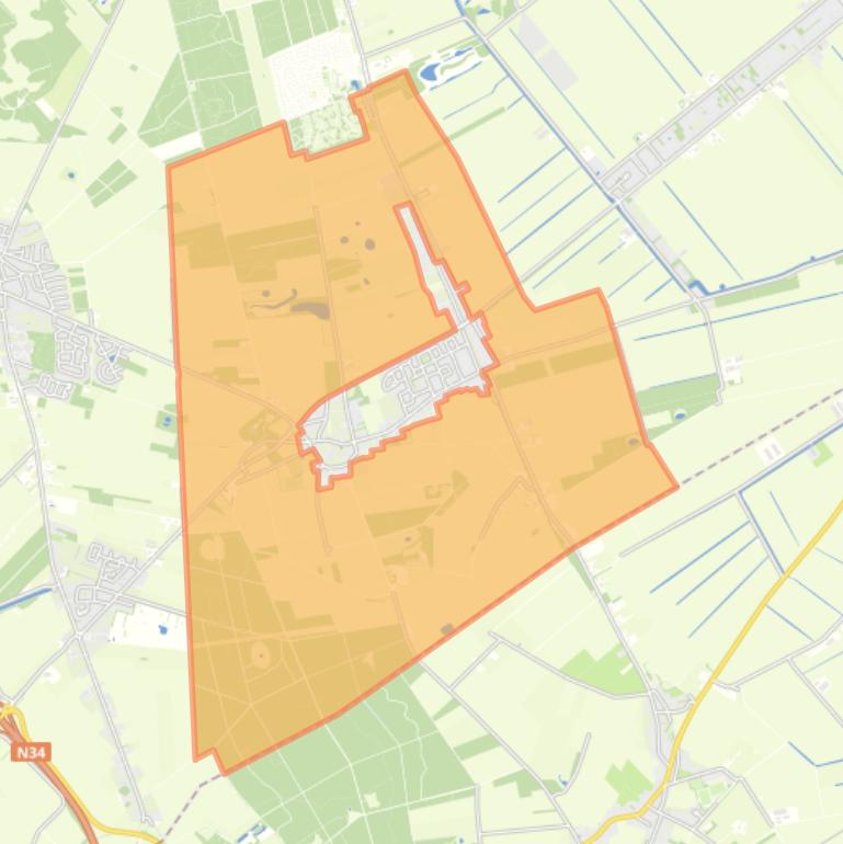 Kaart van de buurt Valthe Buitengebied.