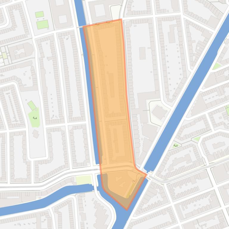 Kaart van de buurt Van Brakelkwartier.