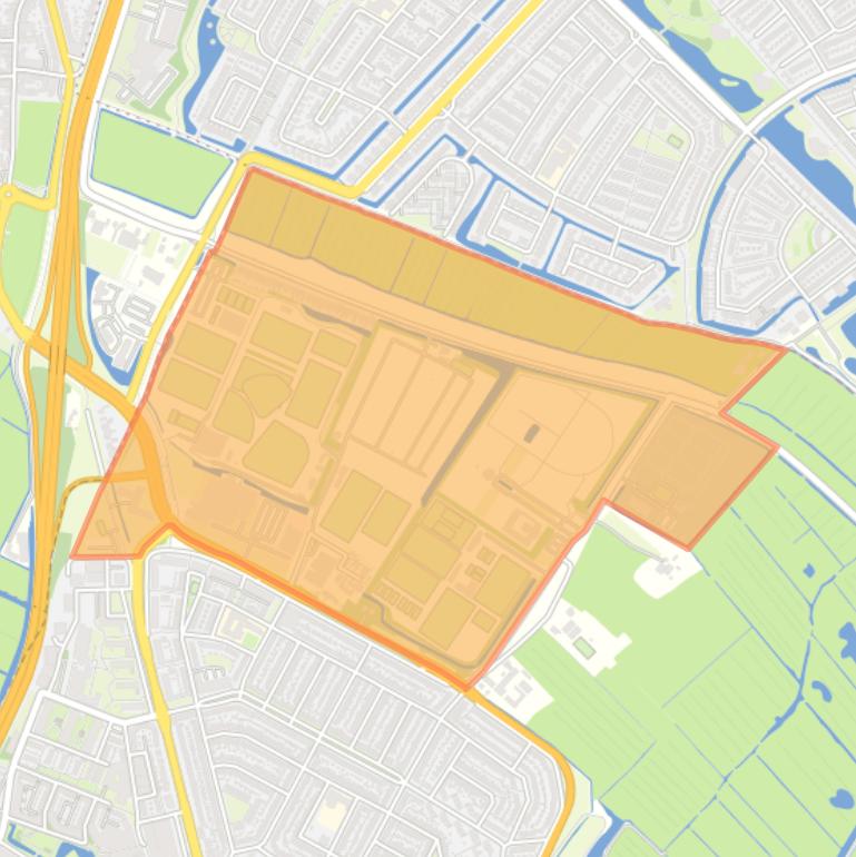 Kaart van de buurt Van der Aart sportpark.