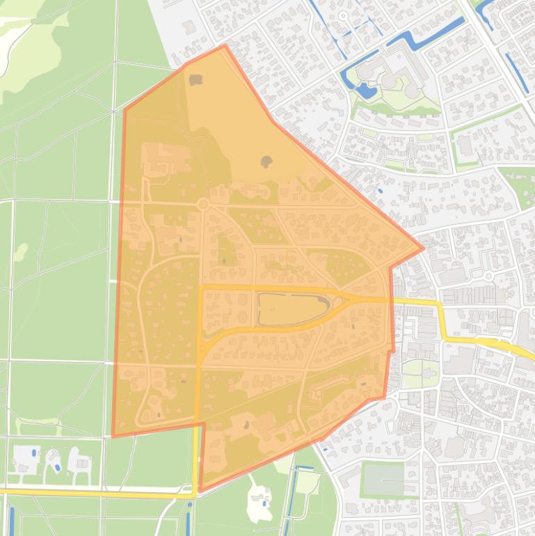 Kaart van de buurt Van Reenen.