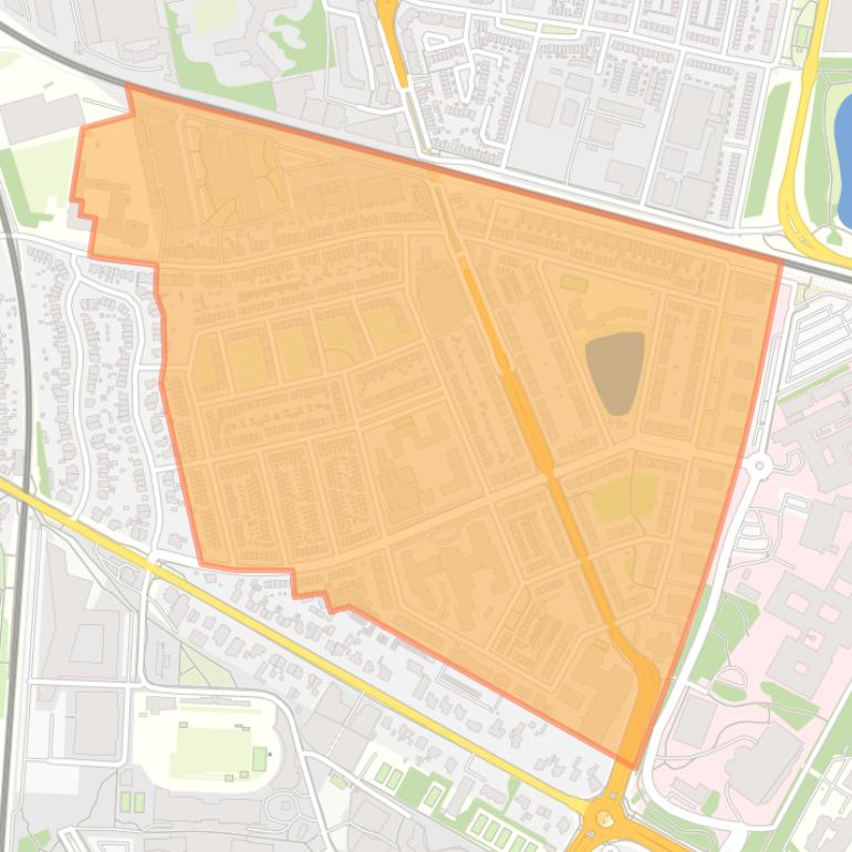 Kaart van de buurt Van Riebeeckkwartier.