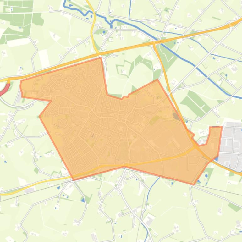 Kaart van de buurt Varsseveld.